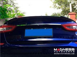 Maserati Quattroporte Sedan Duck Tail Car Spoiler - Carbon Fiber Maserati Quattroporte Sedan Duck Tail Car Spoiler - Carbon Fiber